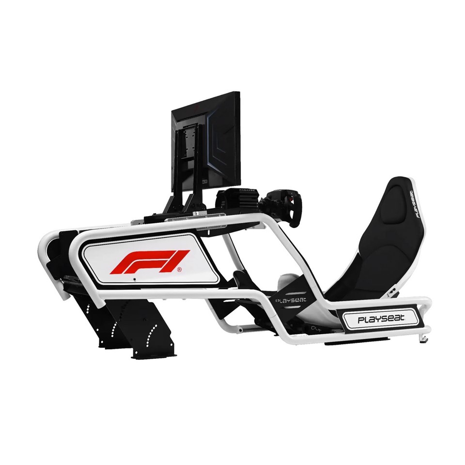 Playseat Formula Intelligence - F1 Edition Sedia per gaming universale Seduta imbottita Nero, Bianco