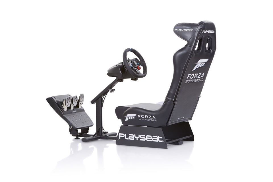 Playseat Forza Motorsport Sedia per gaming universale Sedia tappezzata Nero, Bianco