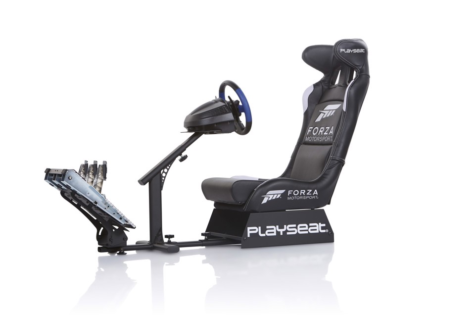 Playseat Forza Motorsport Sedia per gaming universale Sedia tappezzata Nero, Bianco