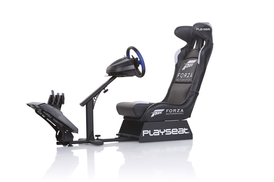 Playseat Forza Motorsport Sedia per gaming universale Sedia tappezzata Nero, Bianco