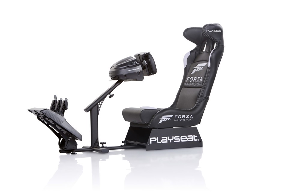 Playseat Forza Motorsport Sedia per gaming universale Sedia tappezzata Nero, Bianco