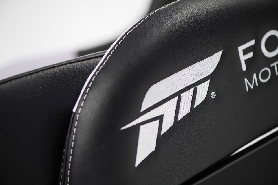Playseat Forza Motorsport Sedia per gaming universale Sedia tappezzata Nero, Bianco