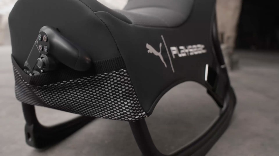 Playseat PUMA Active Sedia da gioco per console Sedia imbottita tappezzata Nero