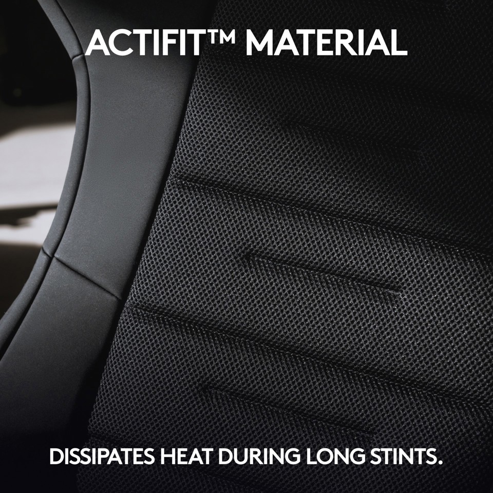 Playseat Trophy Logitech G Edition Sedia per gaming universale Sedia tappezzata Nero