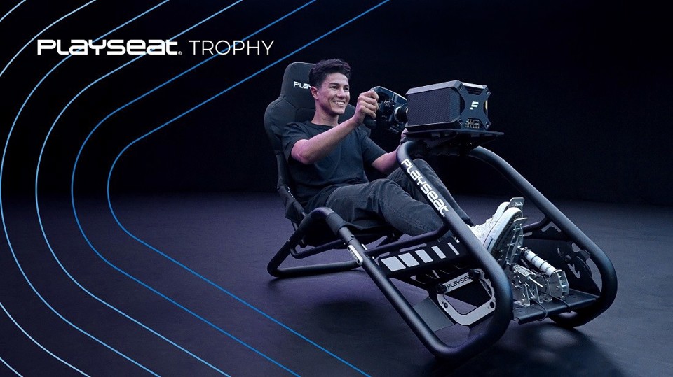 Playseat Trophy Sedia per gaming universale Sedia tappezzata Nero