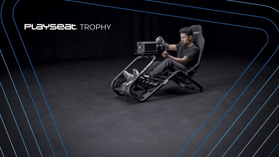 Playseat Trophy Sedia per gaming universale Sedia tappezzata Nero