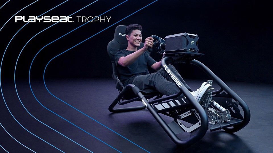 Playseat Trophy Sedia per gaming universale Sedia tappezzata Nero