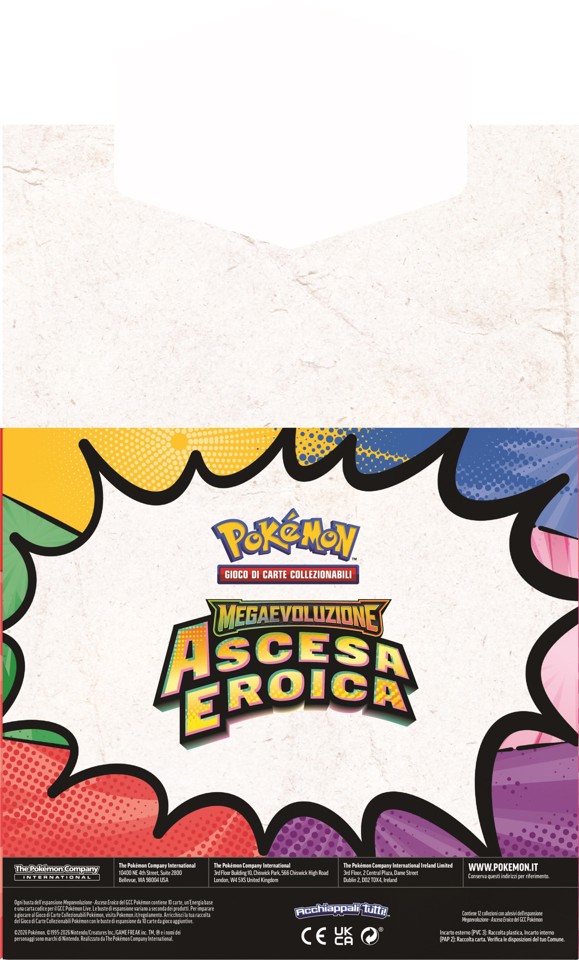 Pokémon Collezione con Adesivi dell'espansione Megaevoluzione - Ascesa Eroica (IT)