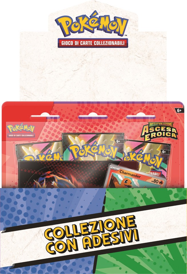 Pokémon Collezione con Adesivi dell'espansione Megaevoluzione - Ascesa Eroica (IT)