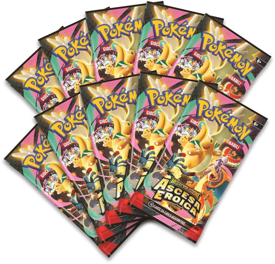 Pokémon Collezione con Poster Premium di Mega Lucario-ex e Mega Gardevoir-ex (IT)