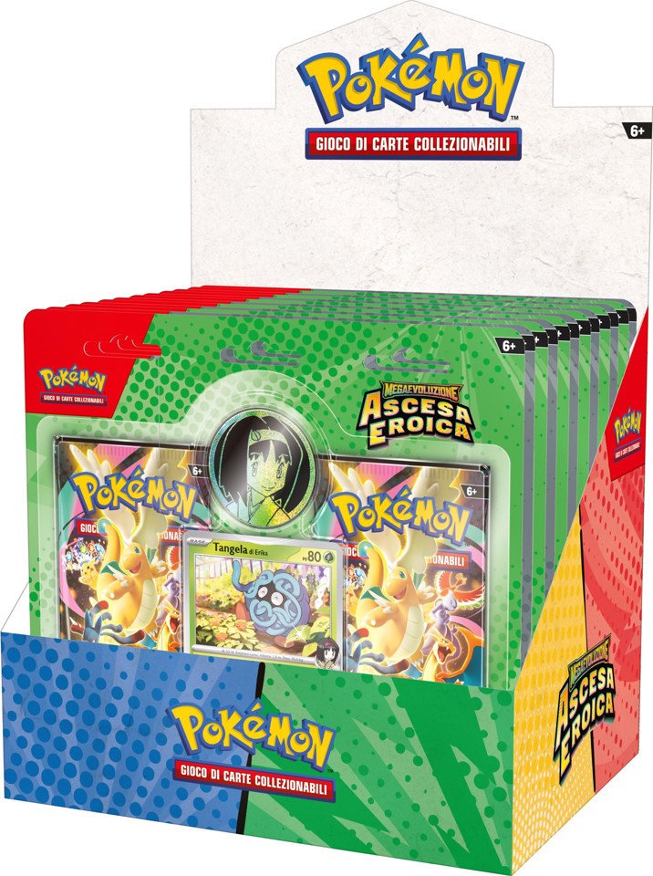 Pokémon Collezione Erika e Ubaldo dell'espansione Megaevoluzione - Ascesa Eroica del GCC