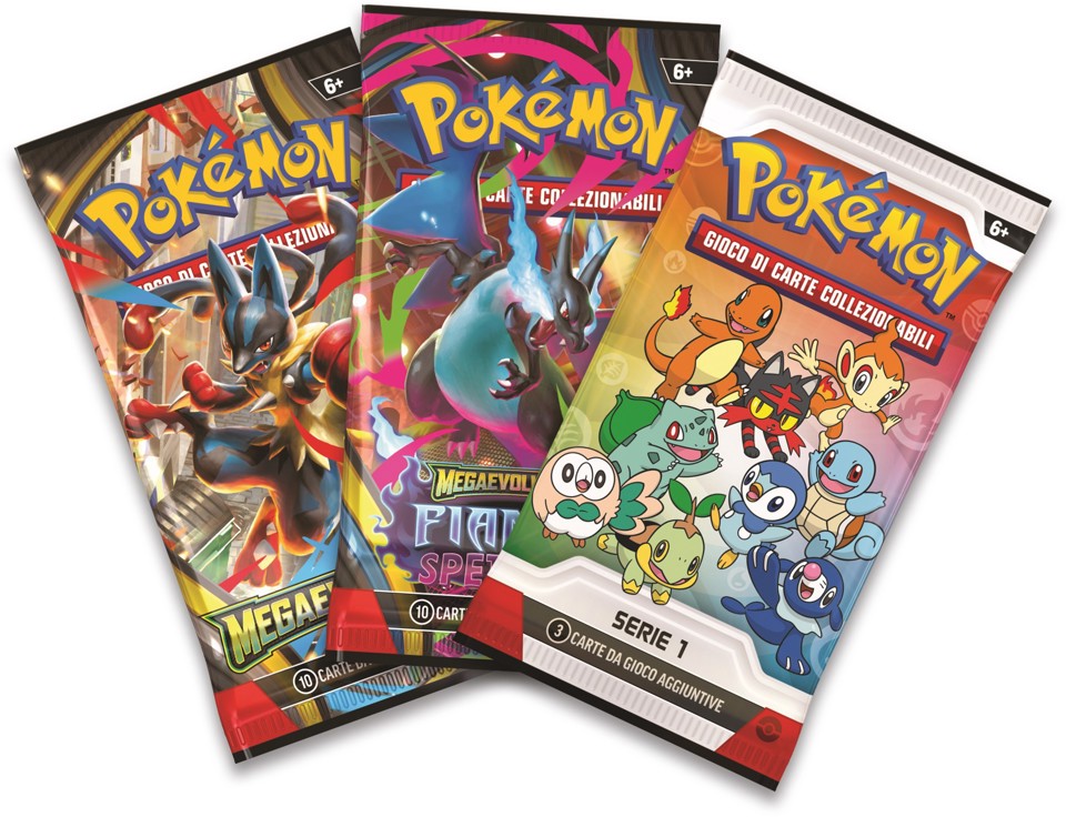 Pokémon Collezione Illustrazione Primi Compagni d'Avventura