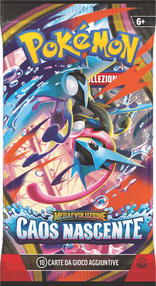 Pokémon Megaevoluzione - Caos Nascente Busta 10 Carte