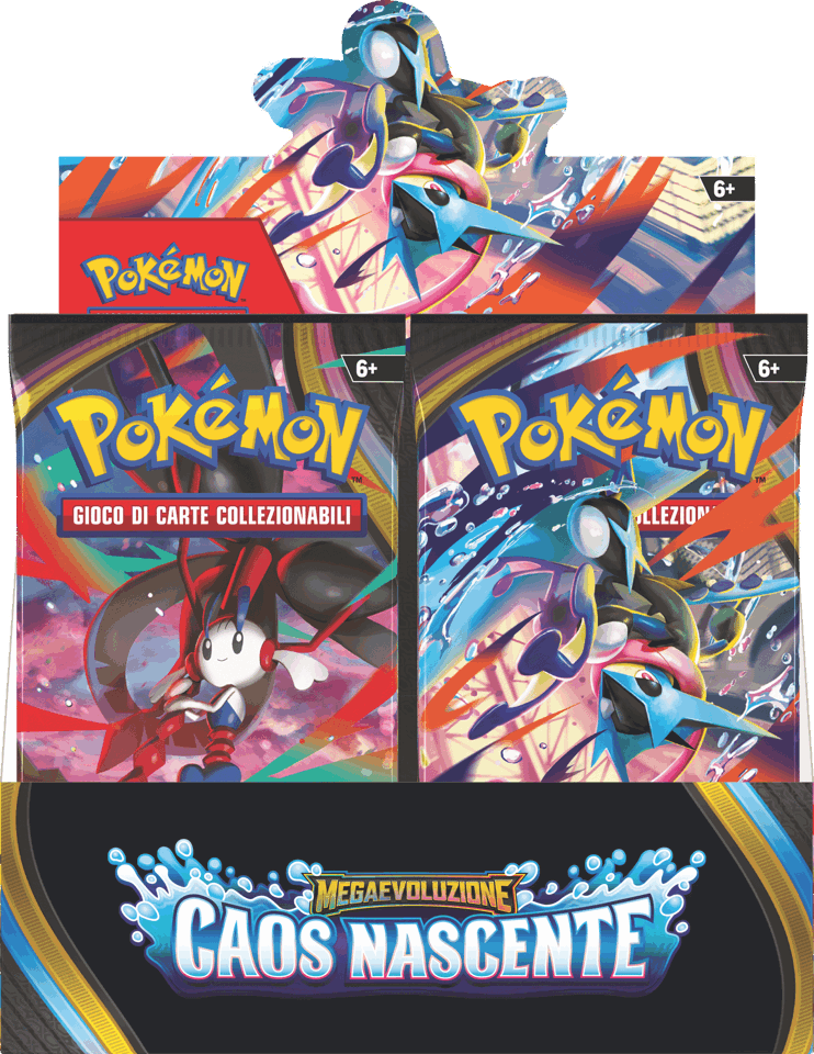 Pokémon Megaevoluzione - Caos Nascente Busta 10 Carte