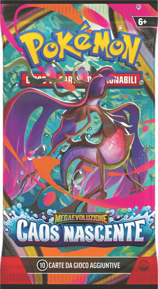 Pokémon Megaevoluzione - Caos Nascente Busta 10 Carte