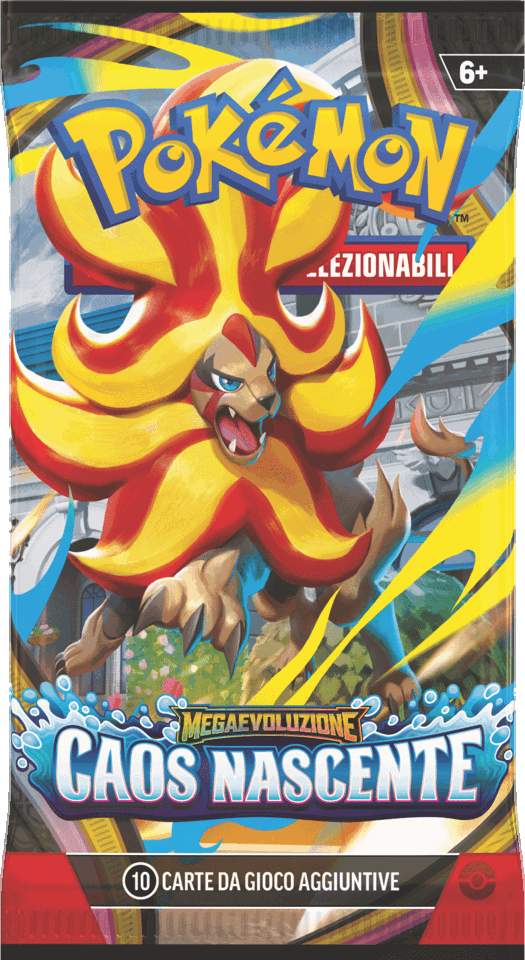 Pokémon Megaevoluzione - Caos Nascente Busta 10 Carte
