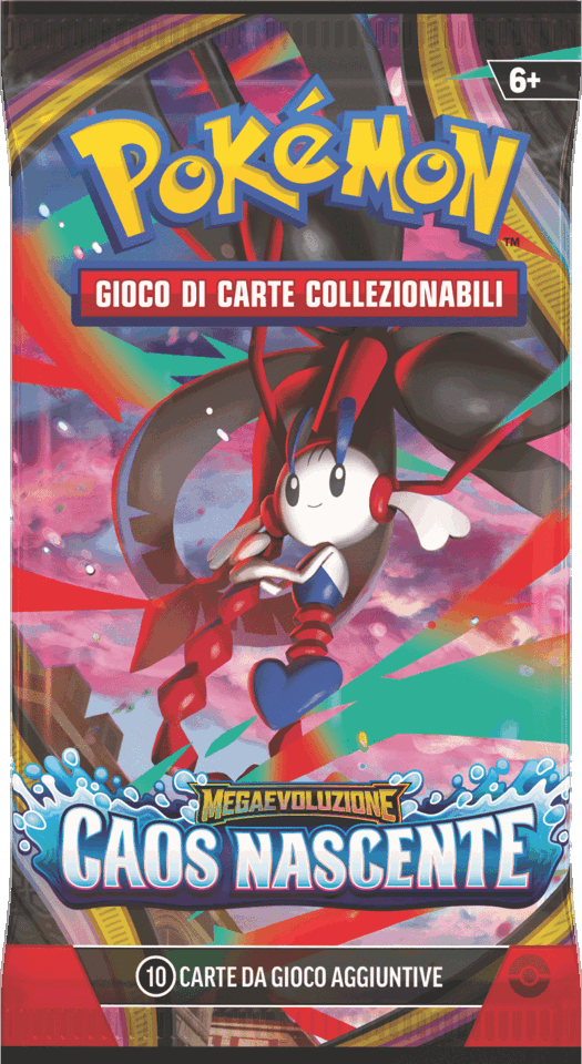 Pokémon Megaevoluzione - Caos Nascente Busta 10 Carte