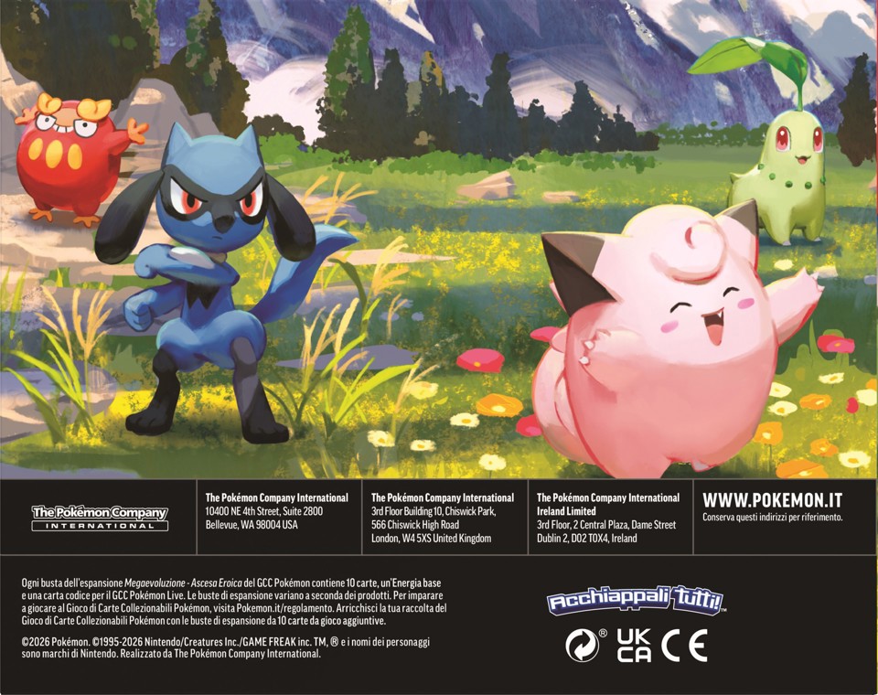 Pokémon Mini Tin da Collezione dell''espansione Megaevoluzione - Ascesa Eroica (IT)