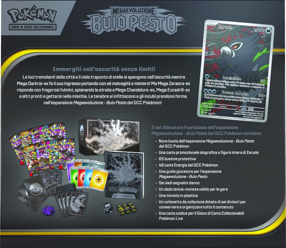 Pokémon PK10416-I Set Allenatore Fuoriclasse Megaevoluzione - Buio Pesto