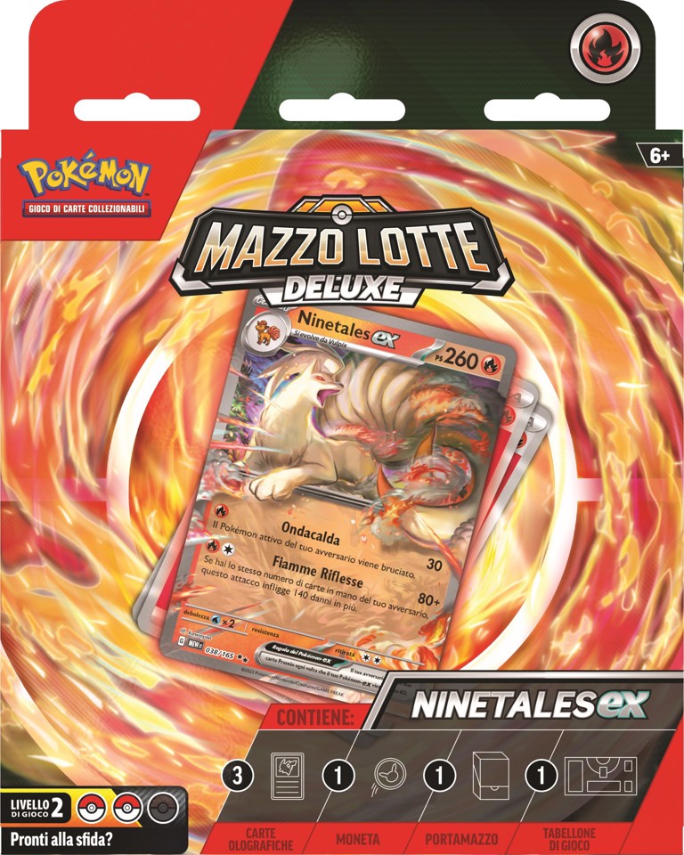 Pokémon Pokemon Mazzo Lotte Deluxe Ninetales-EX e Zapdos-EX (IT)