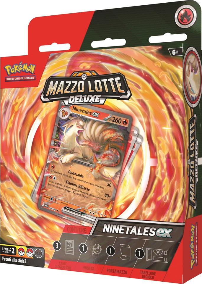Pokémon Pokemon Mazzo Lotte Deluxe Ninetales-EX e Zapdos-EX (IT)