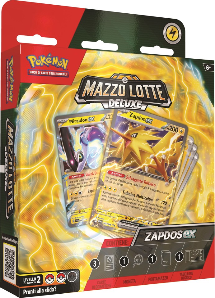 Pokémon Pokemon Mazzo Lotte Deluxe Ninetales-EX e Zapdos-EX (IT)