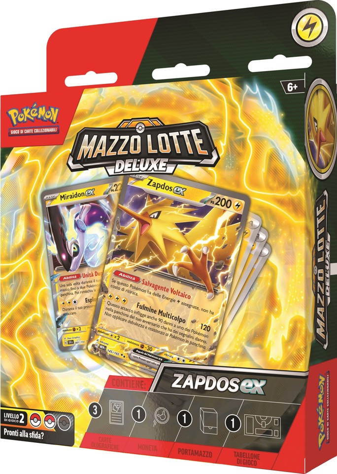 Pokémon Pokemon Mazzo Lotte Deluxe Ninetales-EX e Zapdos-EX (IT)