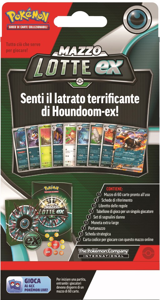 Pokémon Pokemon Mazzo Lotte EX Melmetal e Houndoom (IT)
