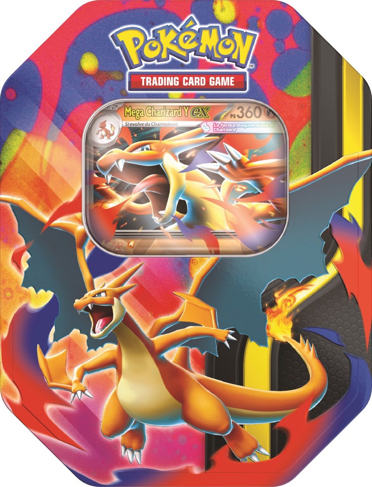 Pokémon Tin da Collezione Mega Charizard