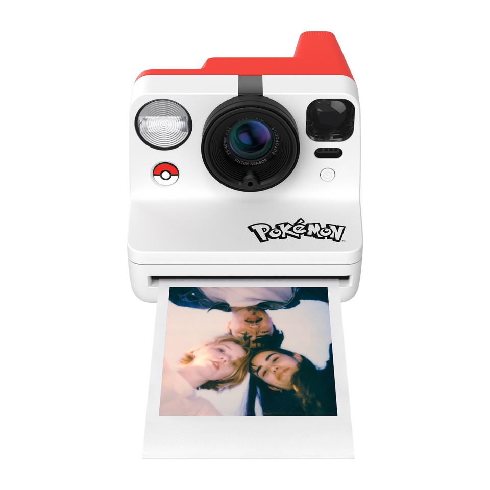 Polaroid Now Gen 3 - Pokemon Pokeball Nero, Bianco, Rosso