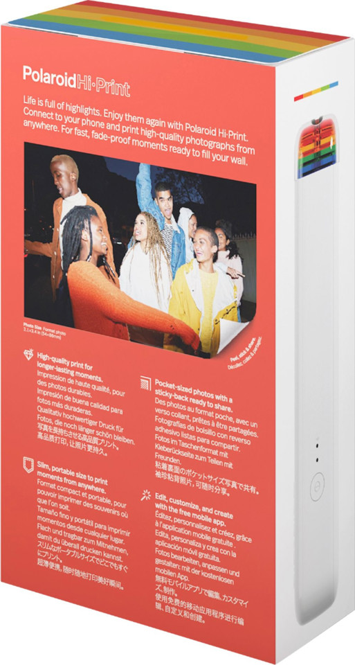 Polaroid Originals Hi-Print carta fotografica Bianco Molto lucida