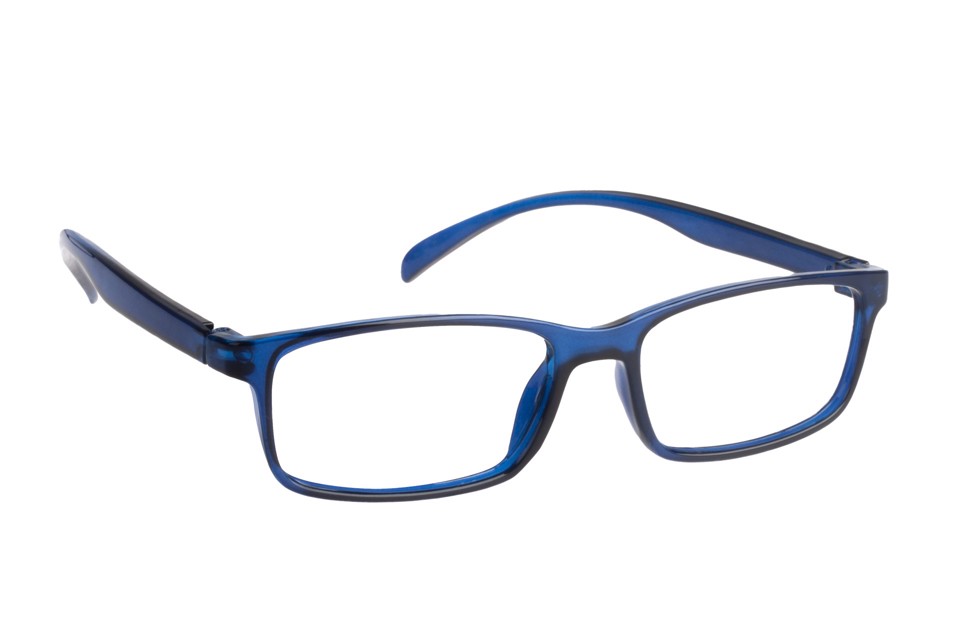 Polinelli PR14B200 occhiali di moda Unisex Rettangolo Montatura piena Blu, Multicolore