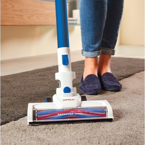 Polti Forzaspira Slim SR90B Plus Senza sacchetto 0,5 L Blu, Bianco