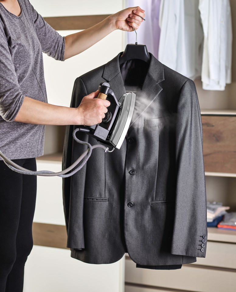 Polti Vaporella 2H Professional Stazione di stiro a vapore pressurizzato 1750 W 1,3 L Alluminio Nero, Grigio
