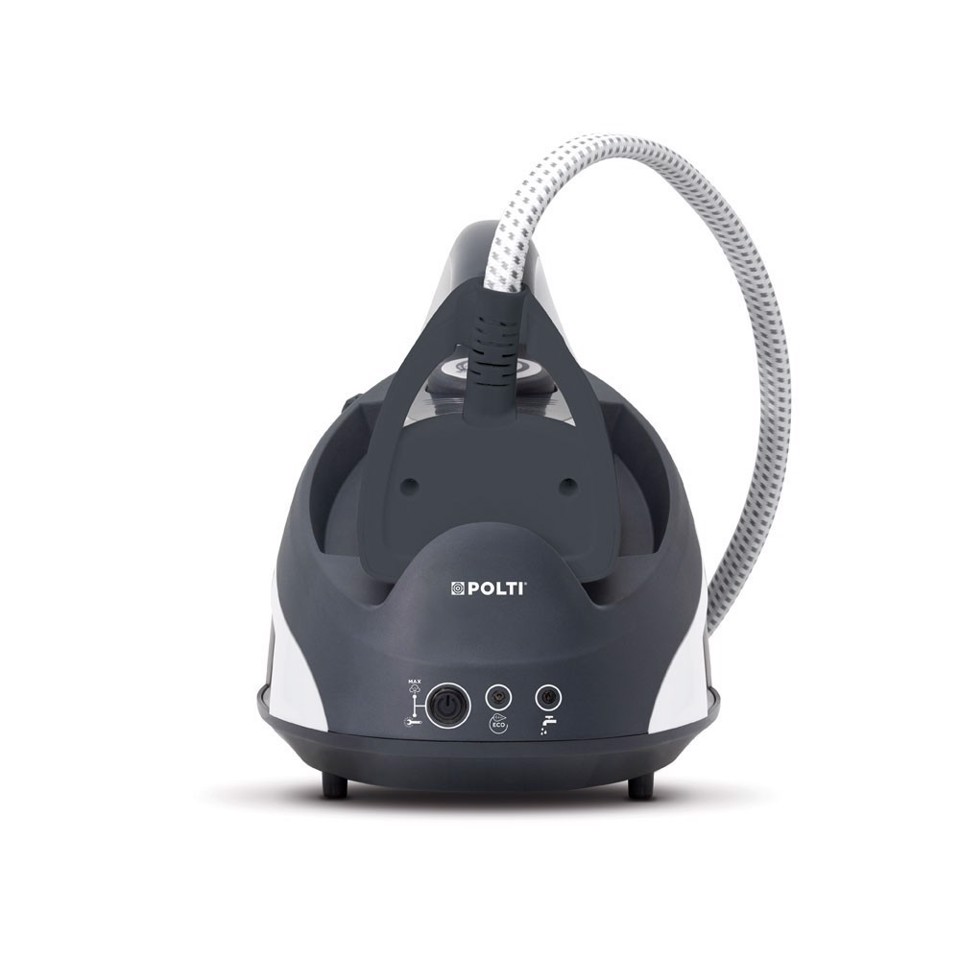 Polti Vaporella Simply VS10.12 Stazione da stiro a vapore azionata da pompa 2200 W 1,5 L Piastra in Ceramica Nero, Grigio, Bianco