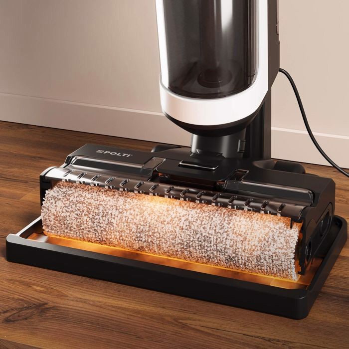 Polti WD30C aspirapolvere senza filo Nero, Grigio, Bianco Senza sacchetto