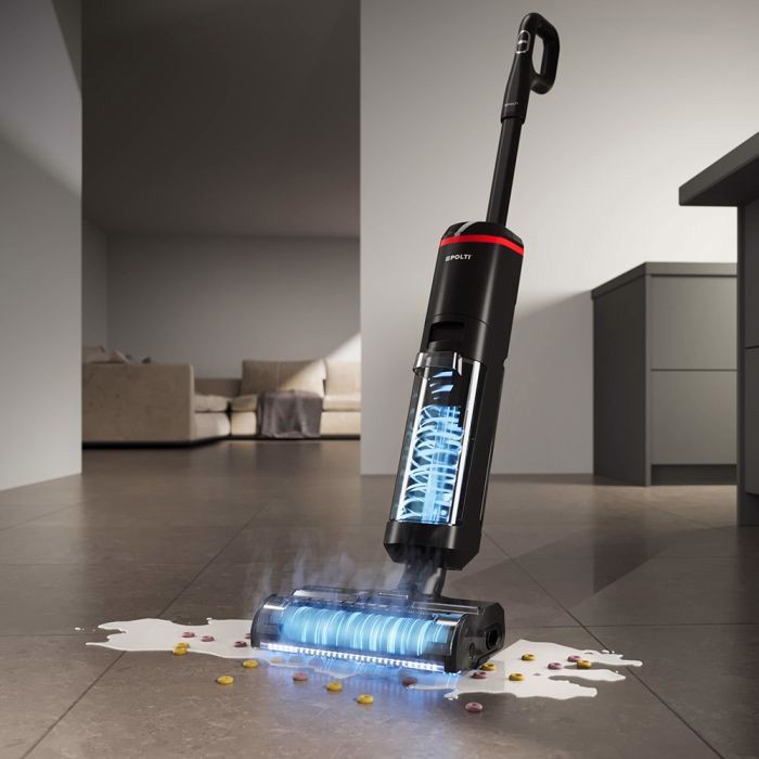 Polti WD30C aspirapolvere senza filo Nero, Grigio, Bianco Senza sacchetto