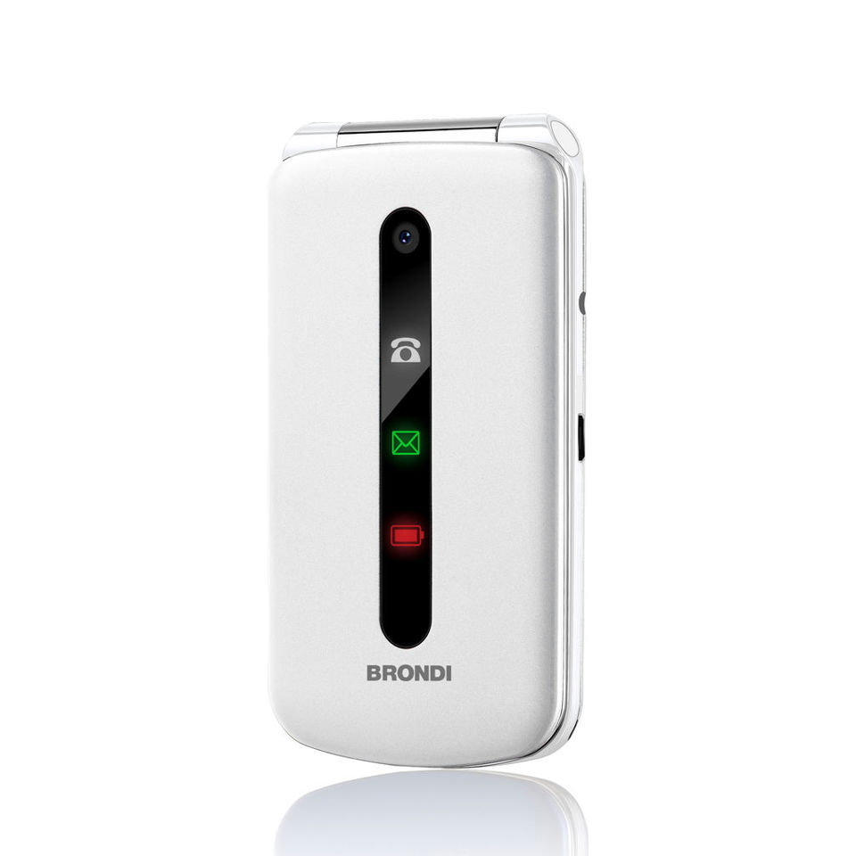 Brondi President 7,62 cm (3") 130 g Bianco Telefono cellulare basico