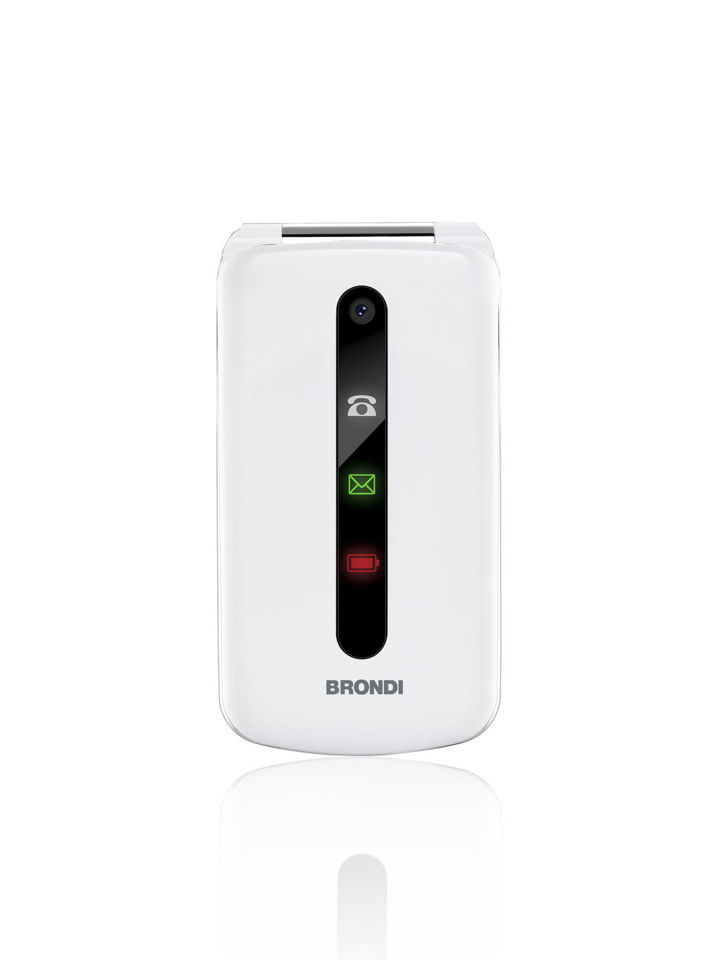 Brondi President 7,62 cm (3") 130 g Bianco Telefono cellulare basico