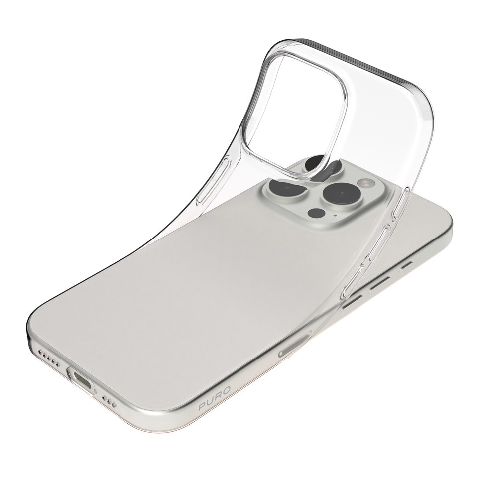 PURO 0.3 Nude Cover Trasparente iphone 16 magsafe