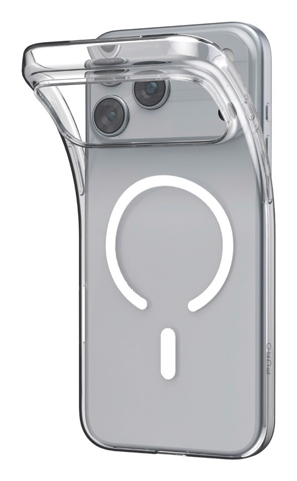 PURO 0.3 Nude Mag custodia per cellulare 17,5 cm (6.9") Cover Trasparente, Bianco