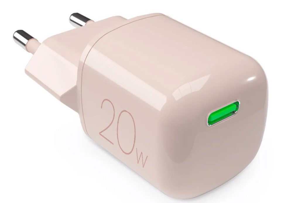 PURO Caricabatterie da parete MiniPro 20W USB-C – tecnologia GAN beige