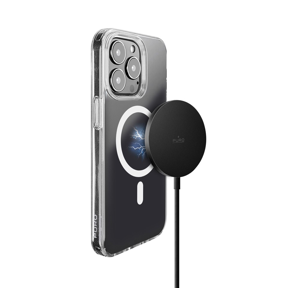 PURO CUSBCMAG1BLK Caricabatterie per dispositivi mobili Nero Interno