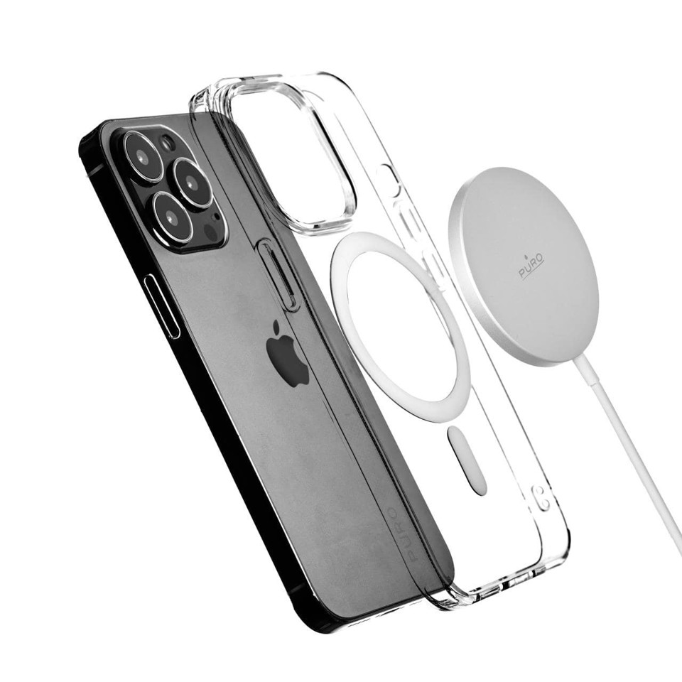 PURO CUSBCMAG1WHI Caricabatterie Magnetico USB-C MagSafe Bianco