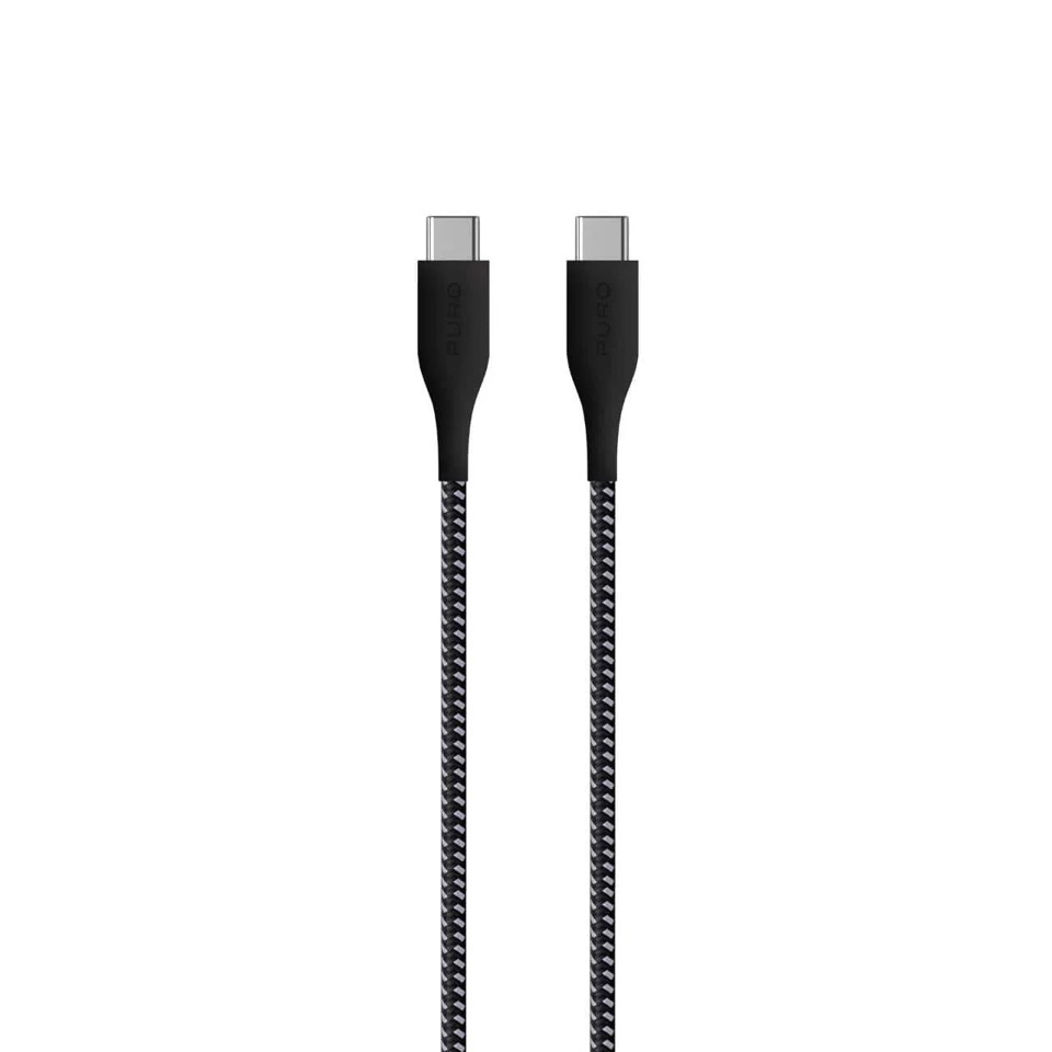 PURO CUSBCUSBCFABK32MTBLK cavo USB 2 m USB 3.2 Gen 1 (3.1 Gen 1) USB C Nero