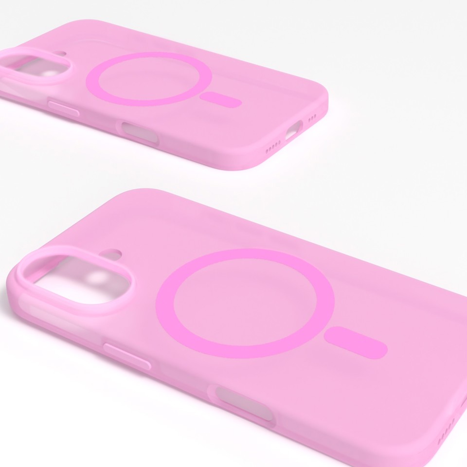 PURO Daylight Cover Rosa, Translucent iphone 16 magsafe