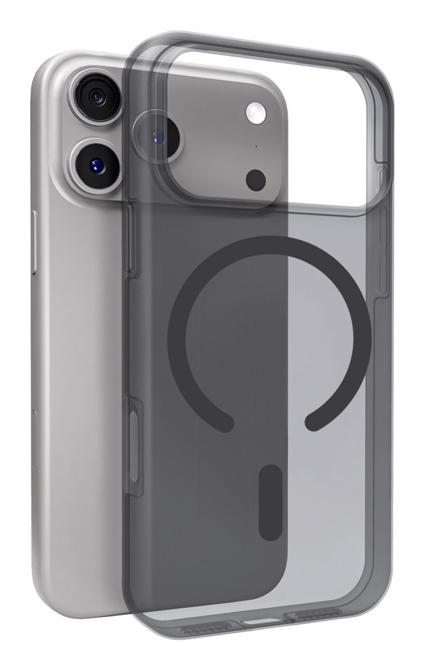 PURO Daylight custodia per cellulare 16 cm (6.3") Cover Nero, Translucent