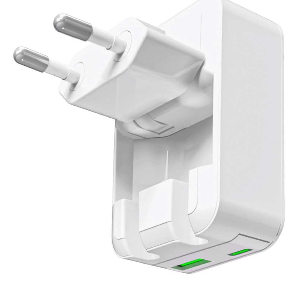 PURO Fold Pro Universale Bianco AC Ricarica rapida Interno