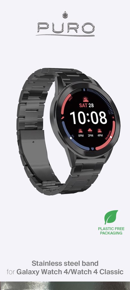 PURO GW4METALBLK parte e accessorio per orologi Cinturino per orologio