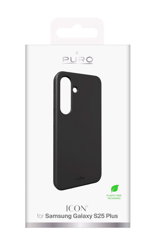 PURO ICON custodia per cellulare 17 cm (6.7") Cover Nero